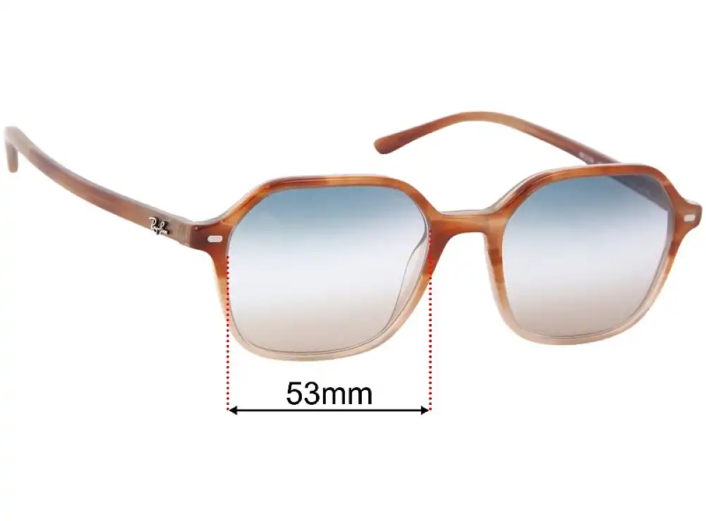 Ray-Ban RB2194 John 53mm Replacement Lenses
